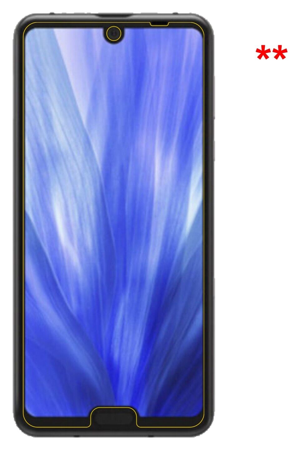 1x 9H Schutzfolie für Sharp Aquos R3 Panzerfolie