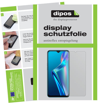 1x Schutzfolie matt für Oppo A12 Display-Schutzfolie