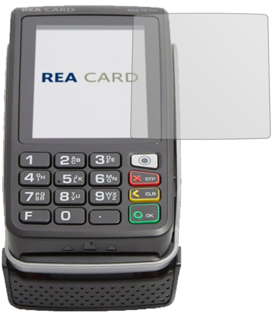 Matte Displayschutzfolie von dipos passend für REA CARD T9 flex Terminal, präziser Zuschnitt und blasenfrei montiert