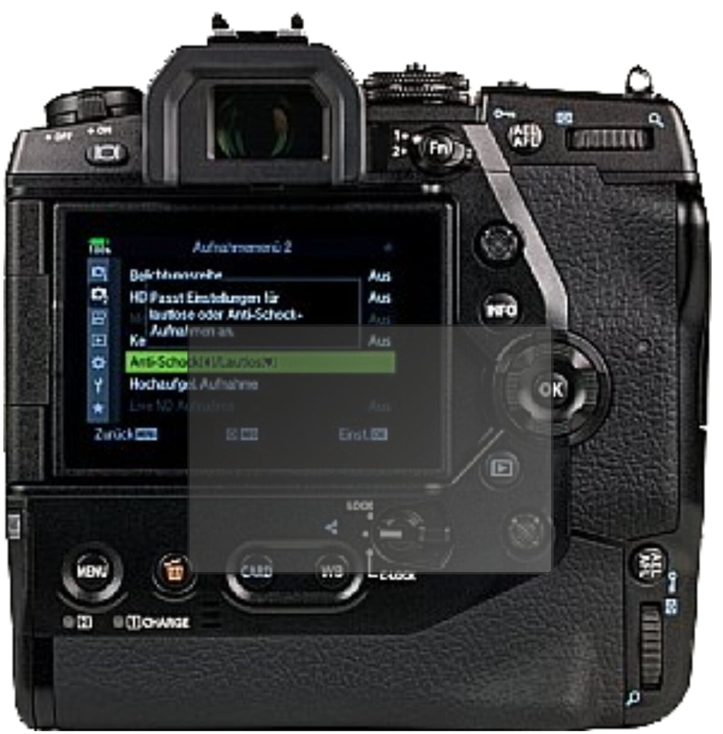 Blickschutzfolie für Olympus OM-D E-M1X matt Schutzfolie Privacy