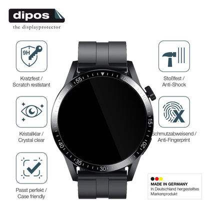 Screen Protector for Fireboltt Talk Pro Flexible Glass 9H dipos
