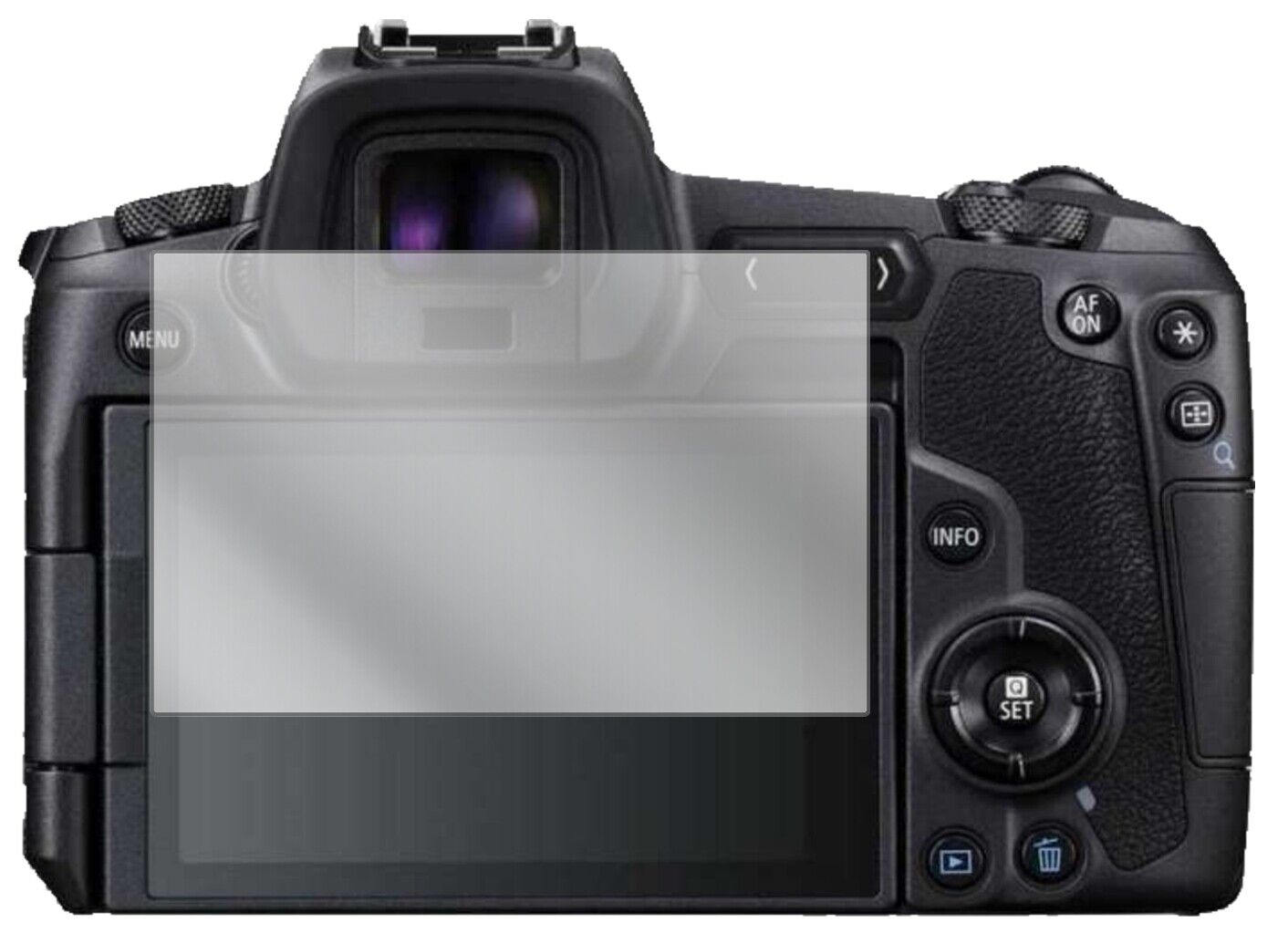 5x Schutzfolie klar für Canon EOS R Display-Schutzfolie