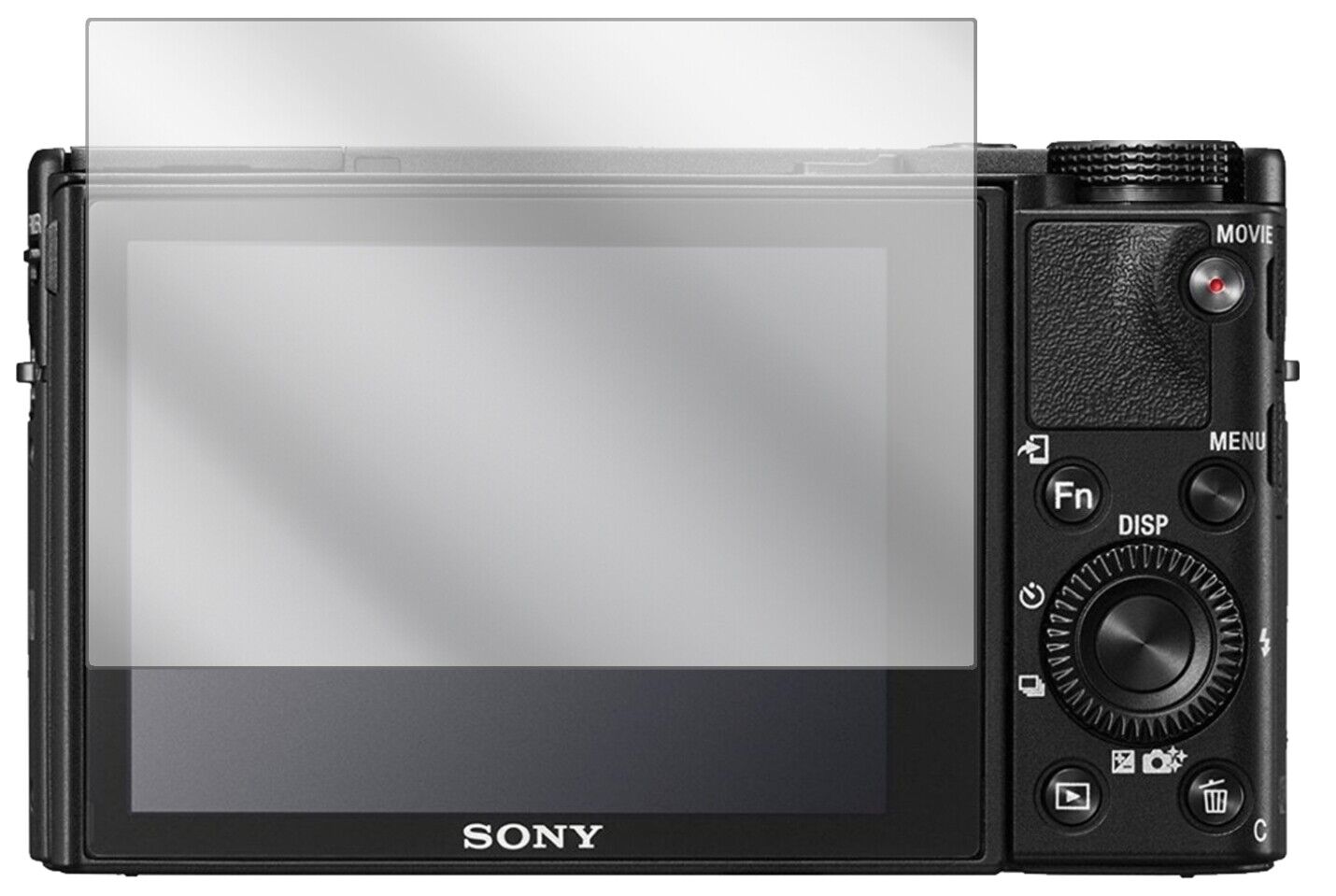 1x Schutzfolie klar für Sony Cyber-Shot DSC-RX 100V Display-Schutzfolie