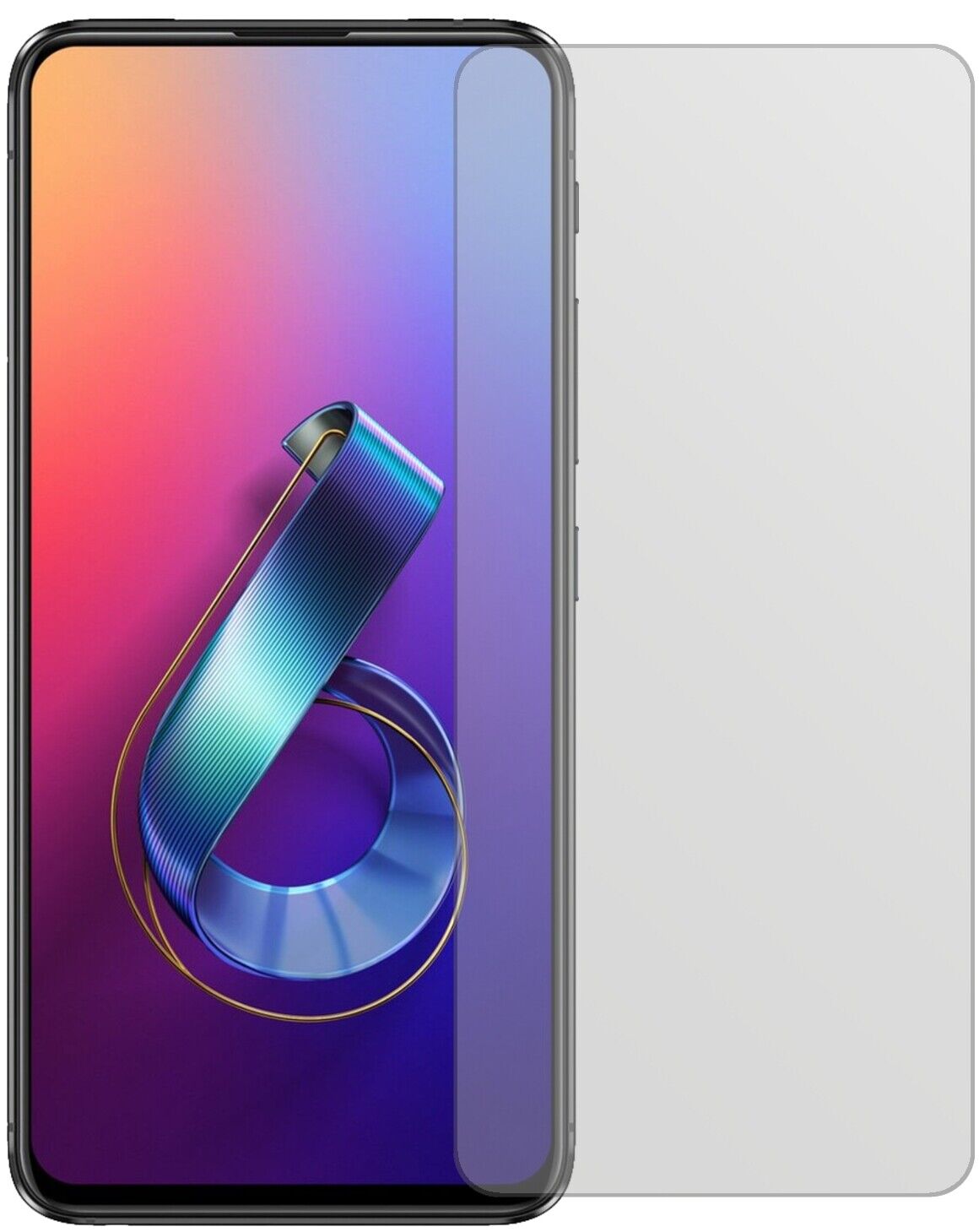 1x Schutzfolie matt für Asus Zenfone 6 (ZS630KL) Display-Schutzfolie
