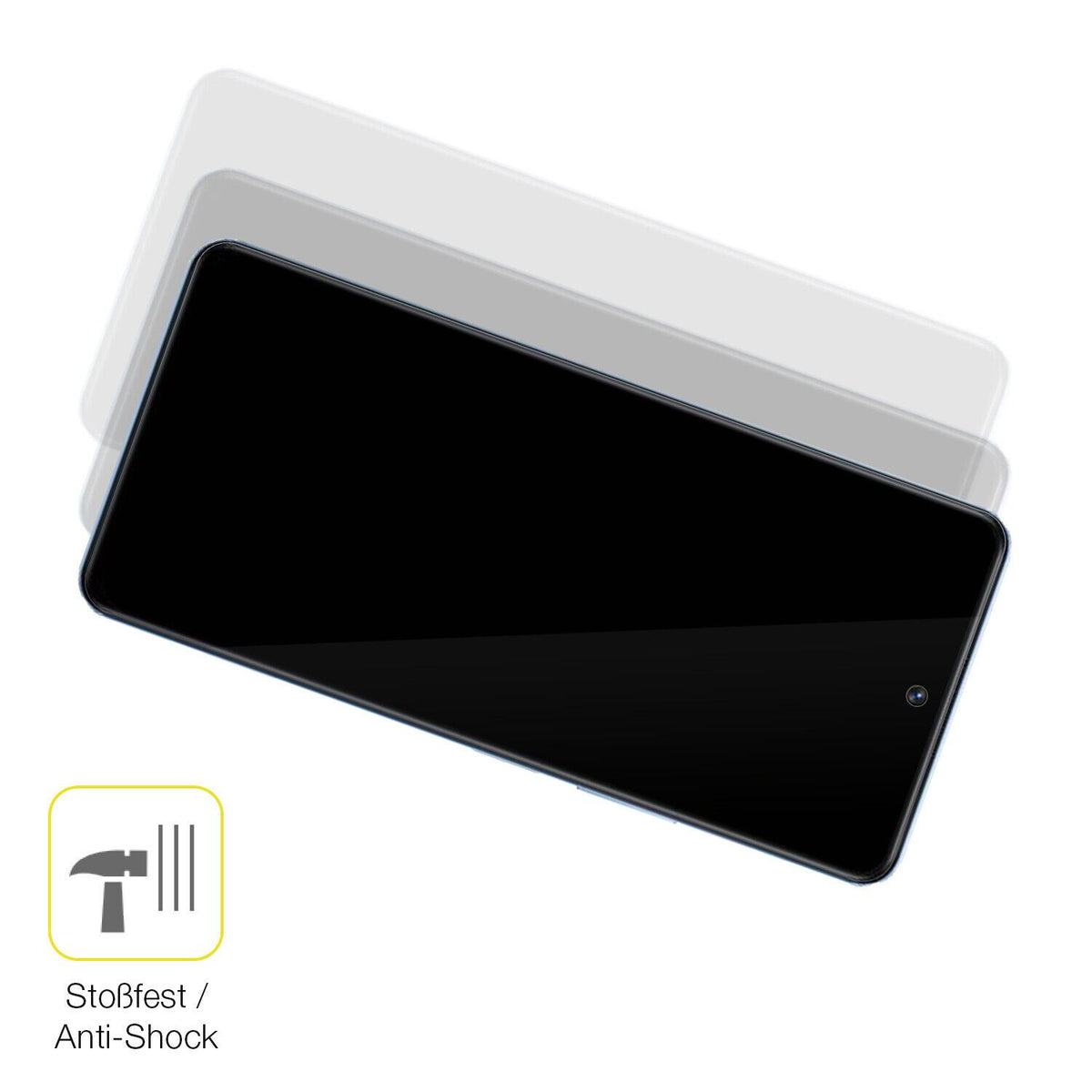 2x Screen Protector for VIVO Y77 Protective Film covers 100% dipos Flex