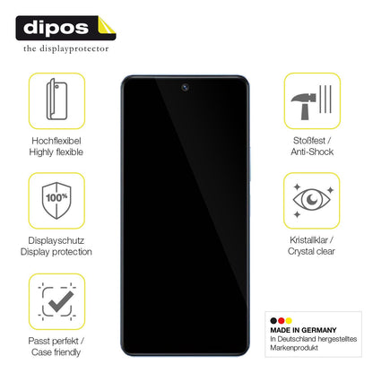 2x Screen Protector for VIVO Y77 Protective Film covers 100% dipos Flex