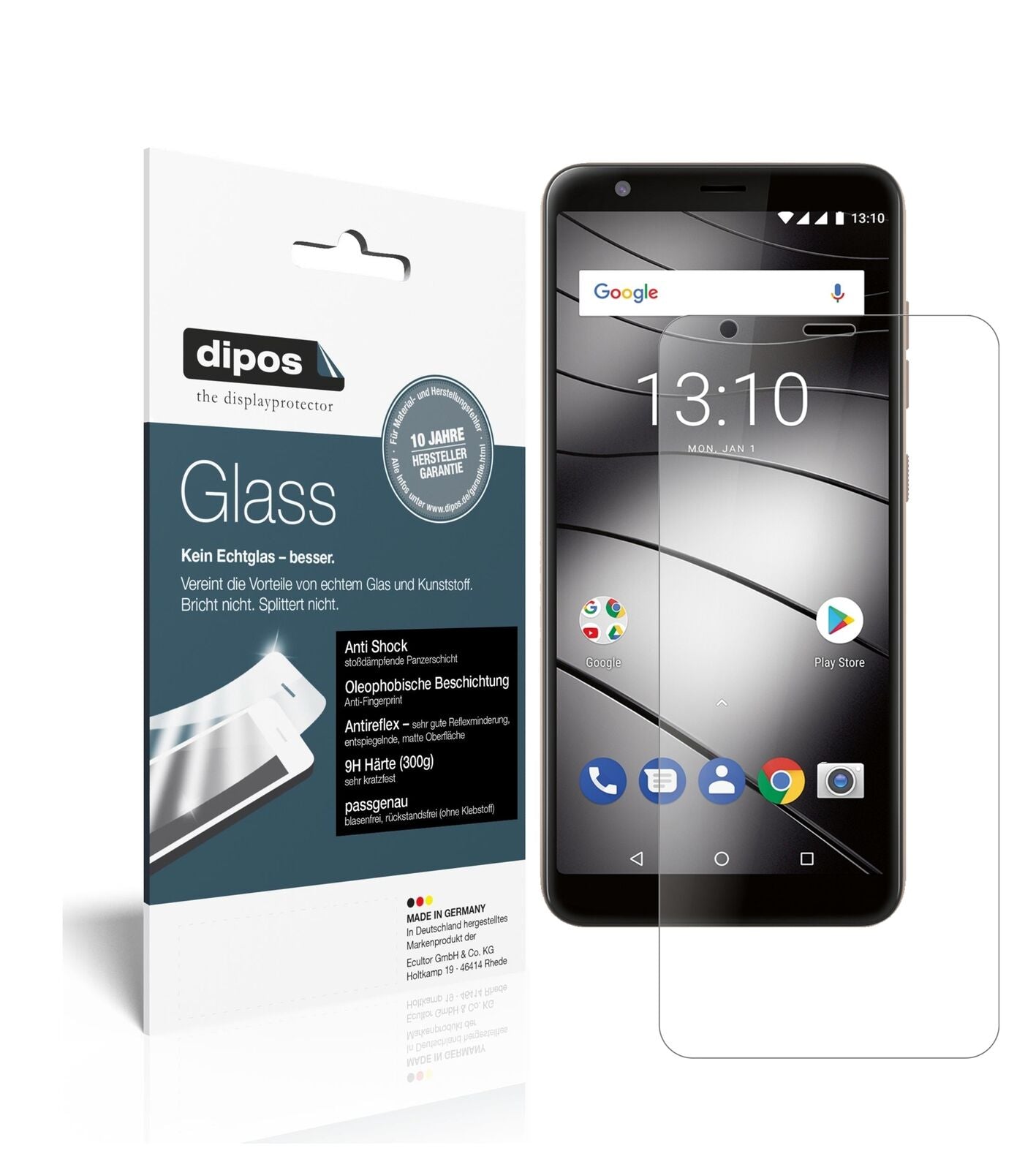 Screen Protector for I Gigaset GS280 I matte I Flexible Glass I 9H I dipos