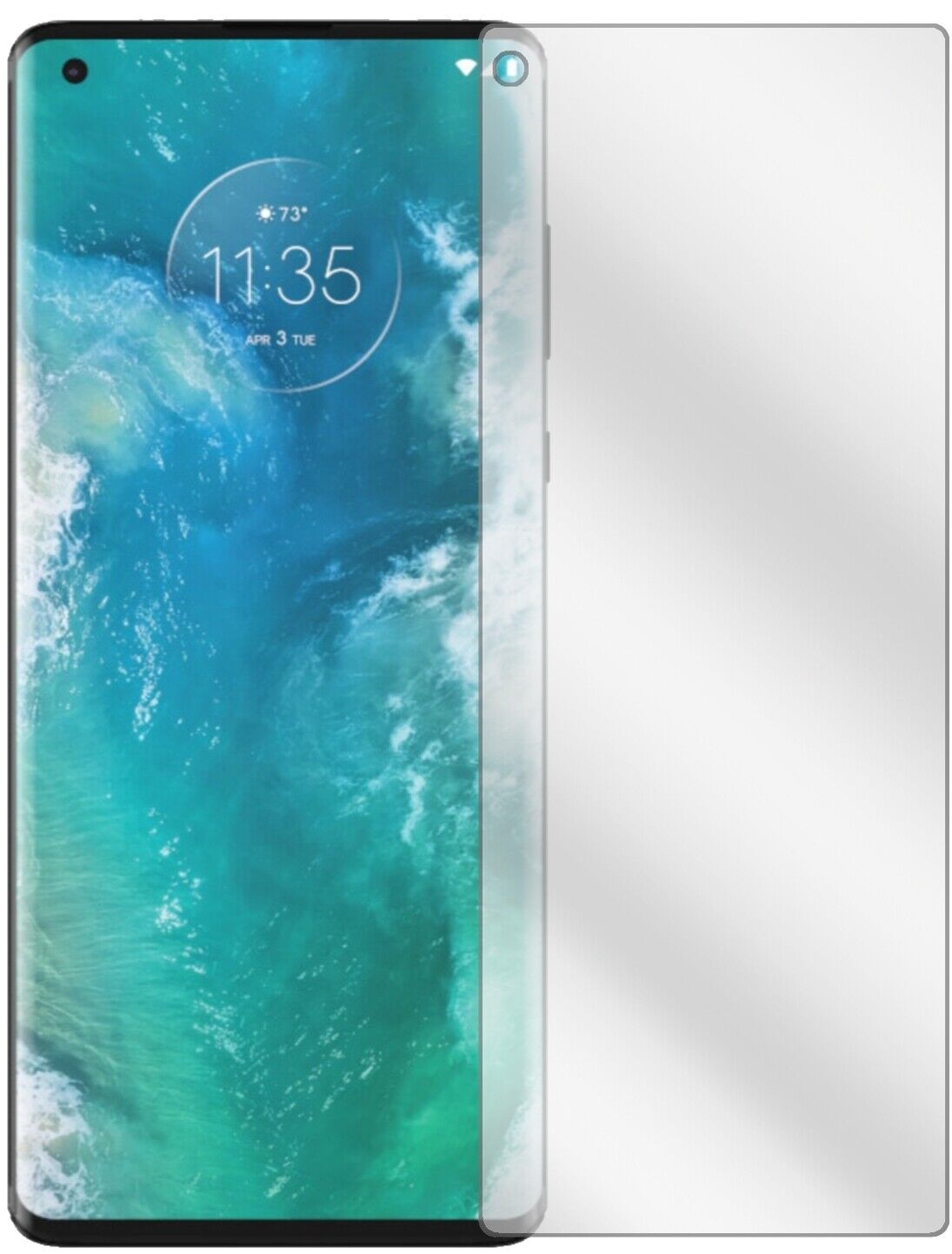 1x Schutzfolie klar für Motorola Edge Plus Display-Schutzfolie