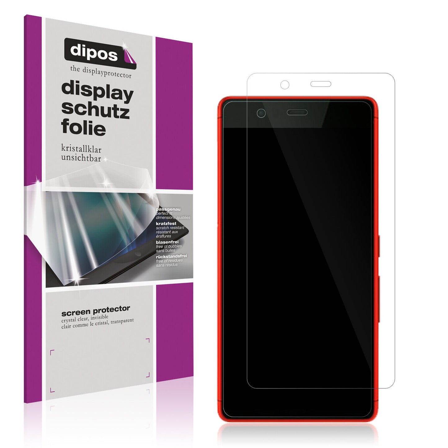 1x Schutzfolie klar für Fujitsu Arrows Be F-05J Display-Schutzfolie