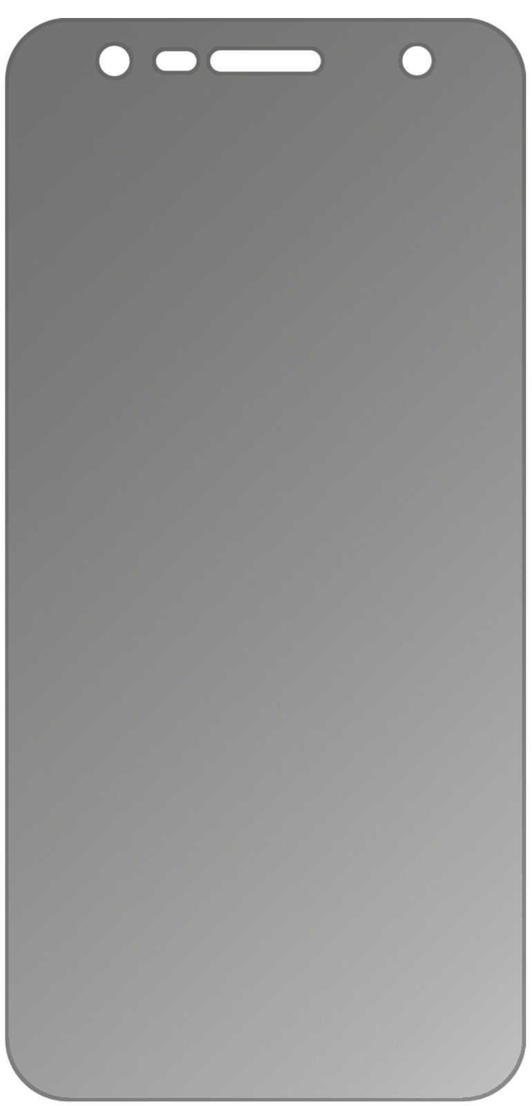 Blickschutzfolie für LG X power 3 matt Schutzfolie Privacy