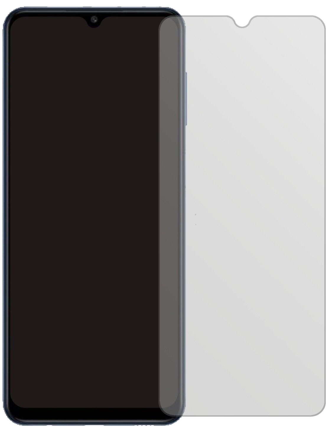 1x Schutzfolie matt für Samsung Galaxy F12 Display-Schutzfolie