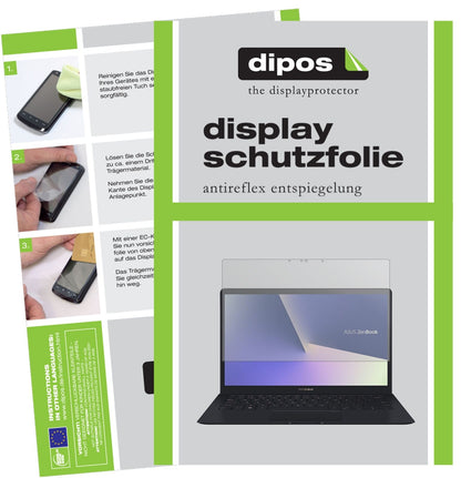 1x Schutzfolie matt für Asus ZenBook S UX391UA Display-Schutzfolie