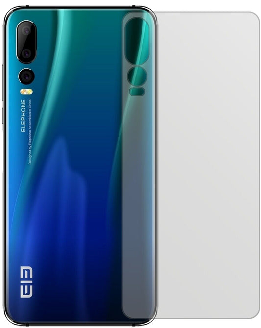 Matte Displayschutzfolie von dipos passend für Elephone A5 Rückseite, präziser Zuschnitt und blasenfrei montiert
