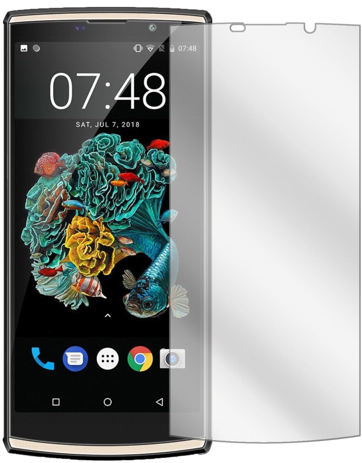 5x Schutzfolie klar für Oukitel K7 Display-Schutzfolie