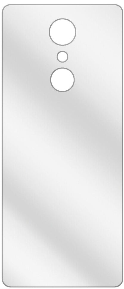 1x Schutzfolie klar für LG Q9 One Rückseite Display-Schutzfolie