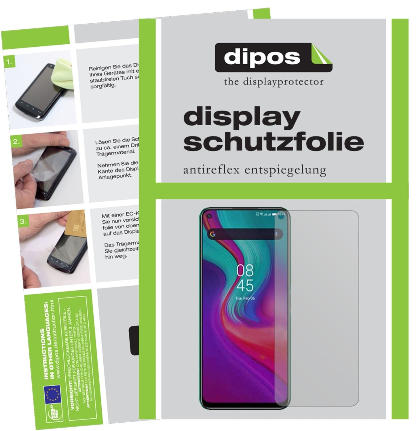 5x Schutzfolie matt für Infinix Note 7 Display-Schutzfolie