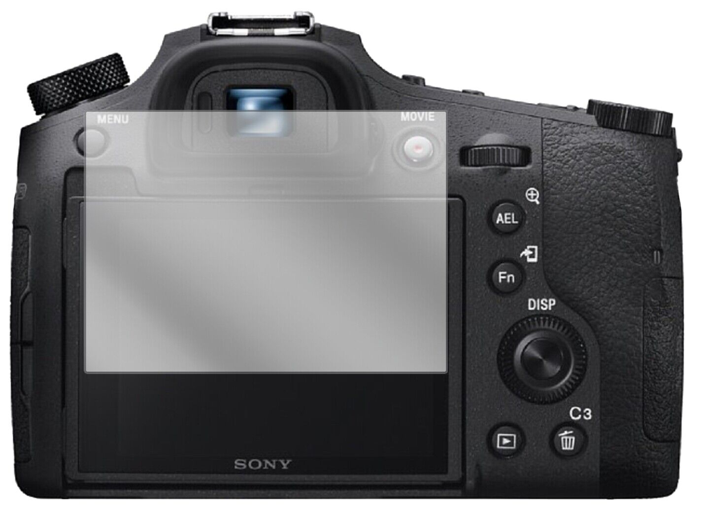 1x Schutzfolie klar für Sony DSC-RX10M4 Display-Schutzfolie