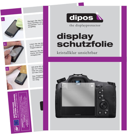 1x Schutzfolie klar für Sony DSC-RX10M4 Display-Schutzfolie