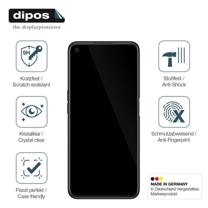 1x 9H Schutzfolie für OPPO A76 Panzerfolie