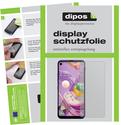 1x Schutzfolie matt für LG Q70 Display-Schutzfolie