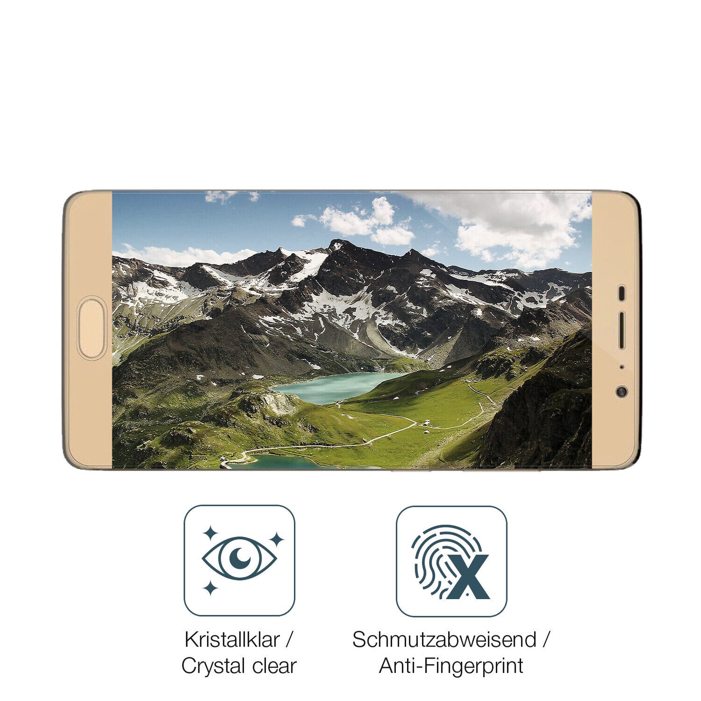 1x 9H Schutzfolie für Panasonic Eluga A3 Pro Panzerfolie