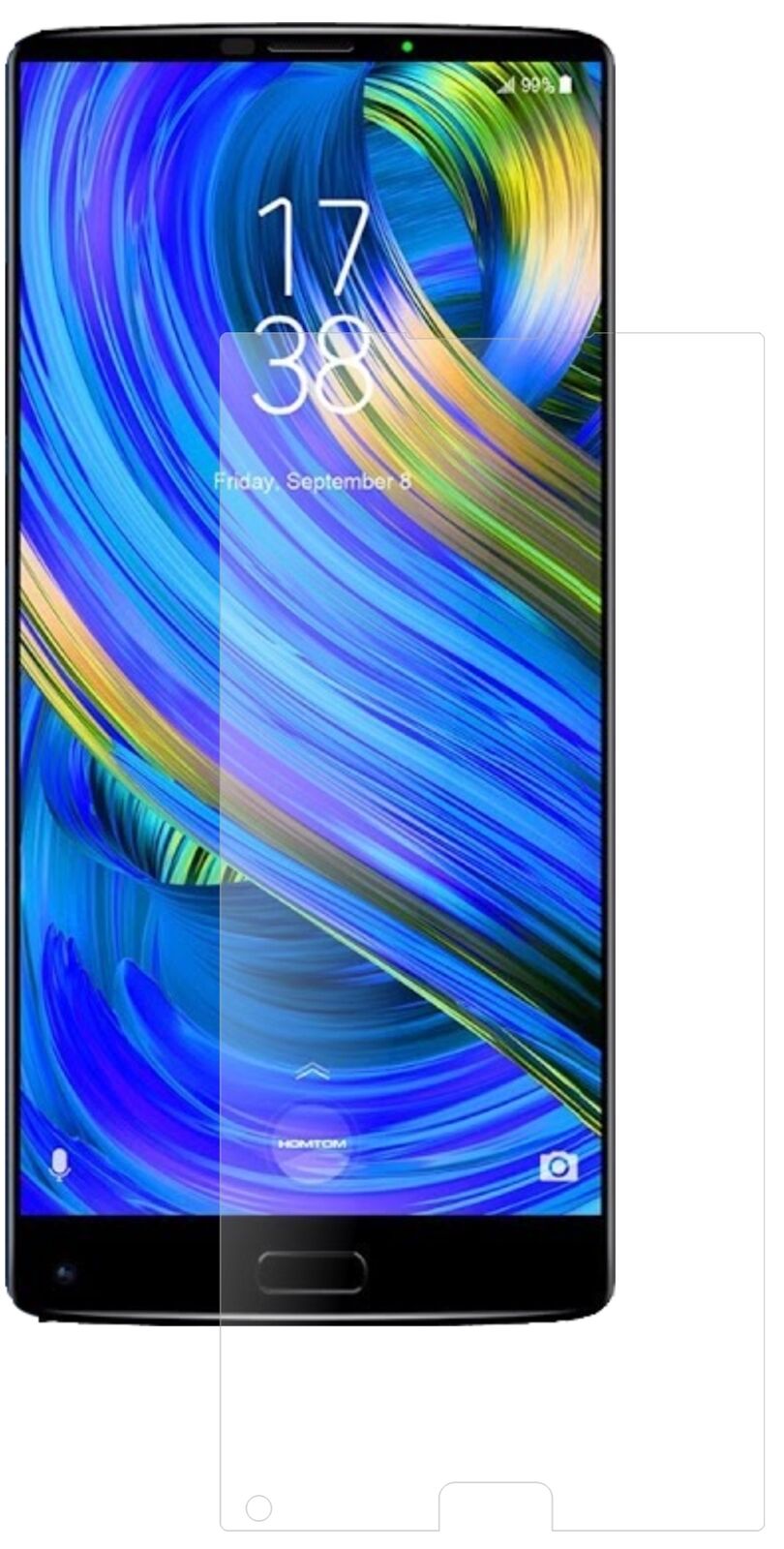1x 9H Matte Screen Protector for HOMTOM S9 Plus Tempered Glass