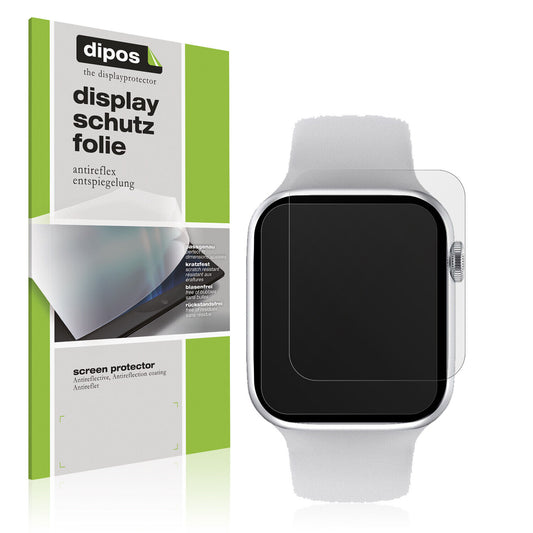Matte Displayschutzfolie von dipos passend für Iwo Watch 7 Pro, präziser Zuschnitt und blasenfrei montiert