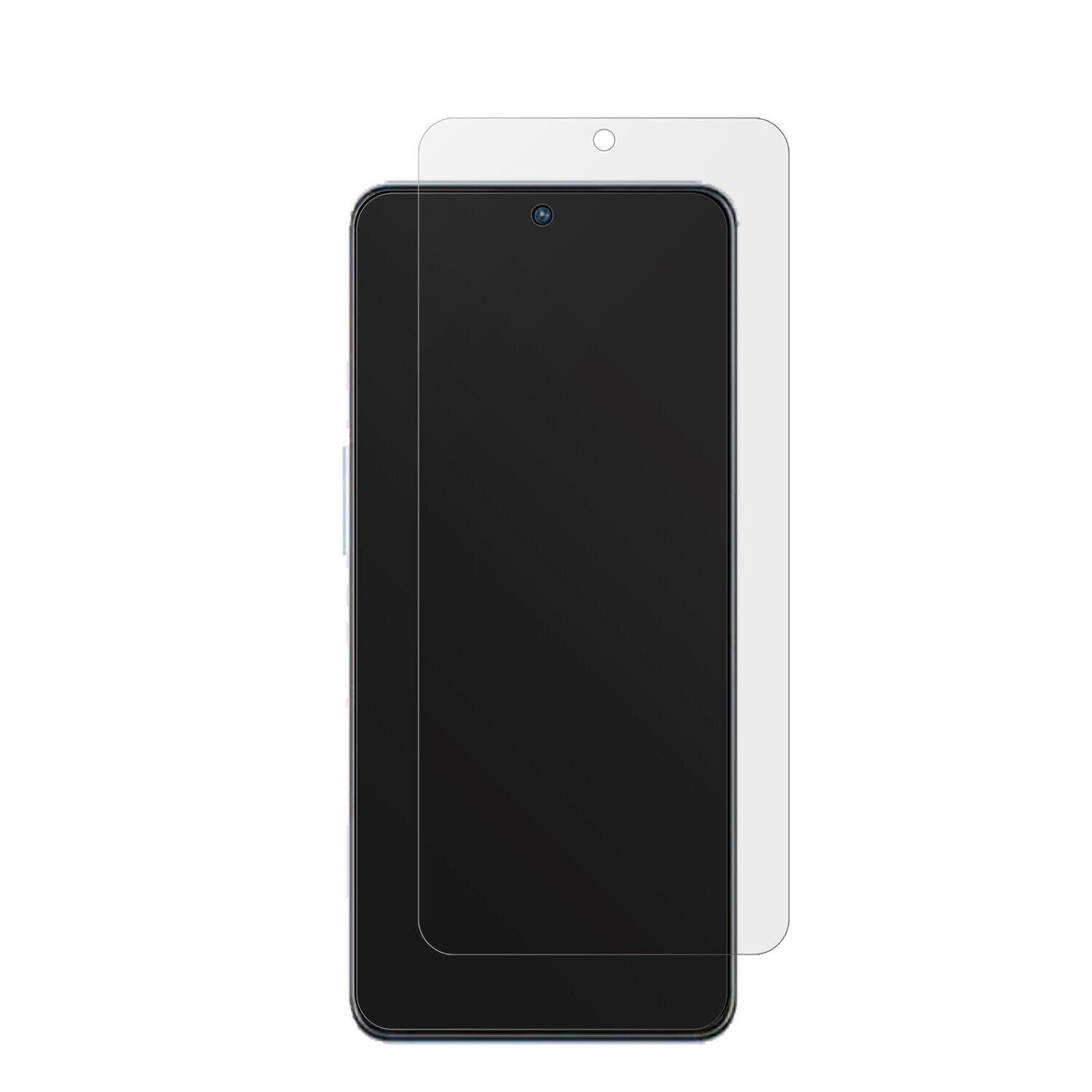 ZTEAxon 40 SE mit aufgebrachter dipos Displayschutzfolie, die lästige Fingerabdrücke minimiert