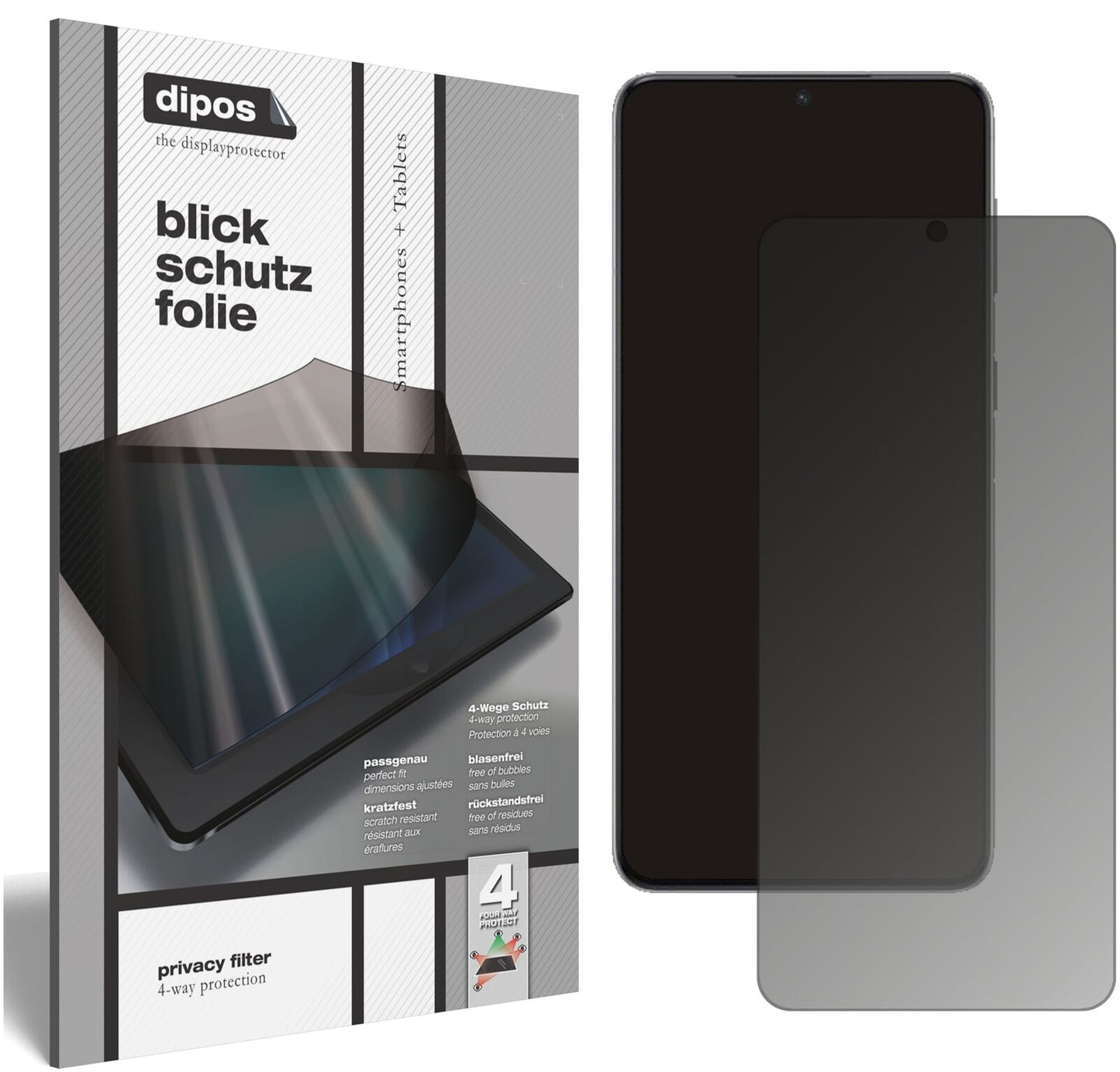 Blickschutzfolie für Samsung Galaxy S21 matt Schutzfolie Privacy