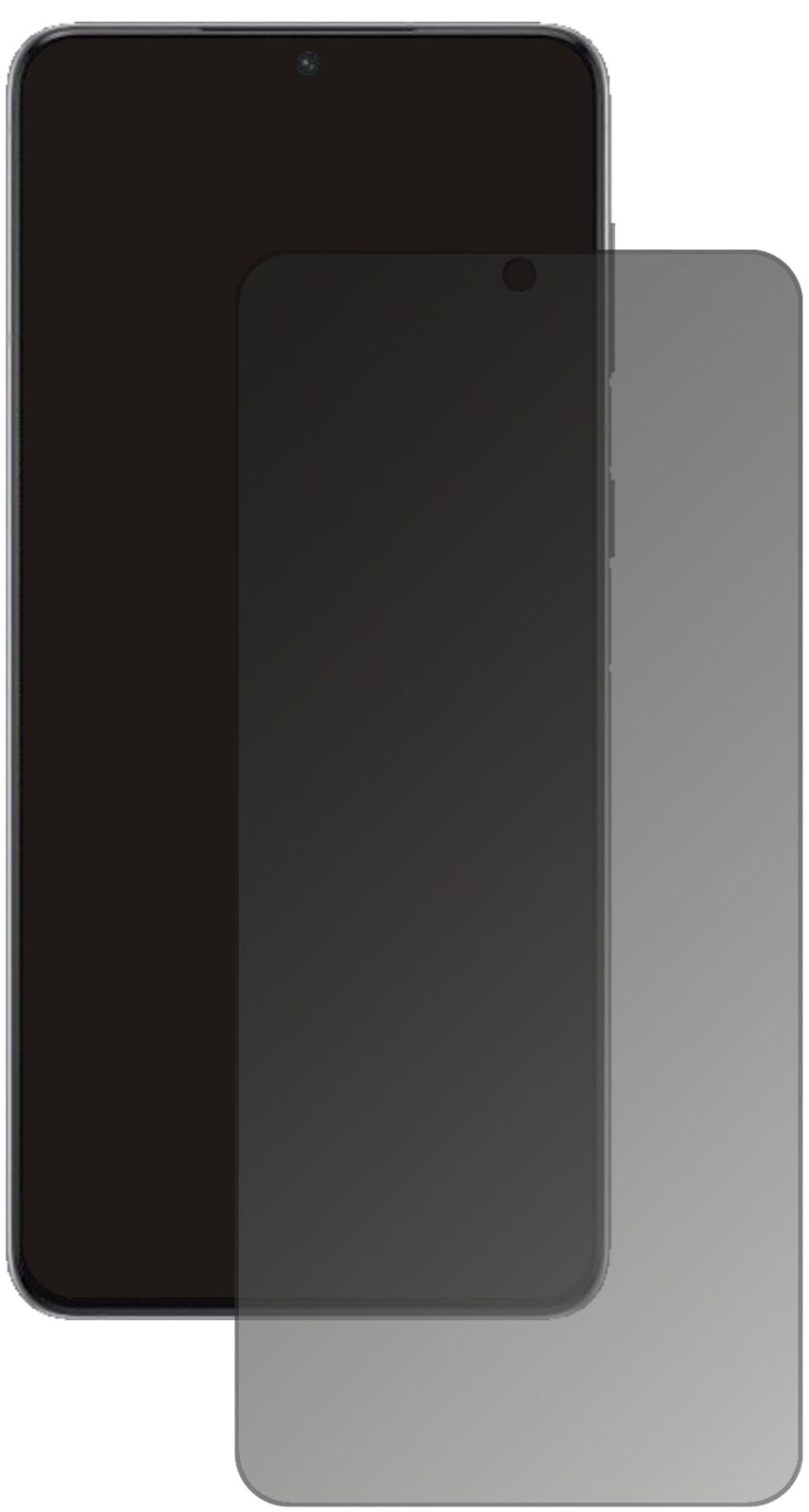 Blickschutzfolie für Samsung Galaxy S21 matt Schutzfolie Privacy