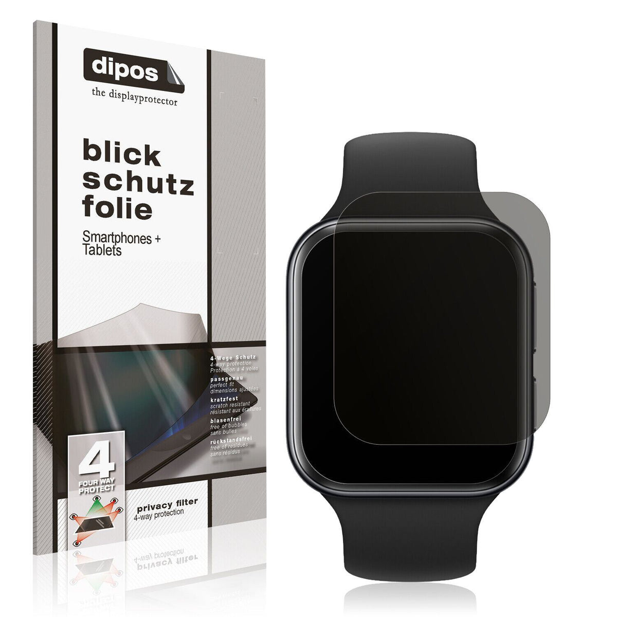 Screen Protector for OPPO Watch 3 Privacy Filter 4-Way Protection dipos