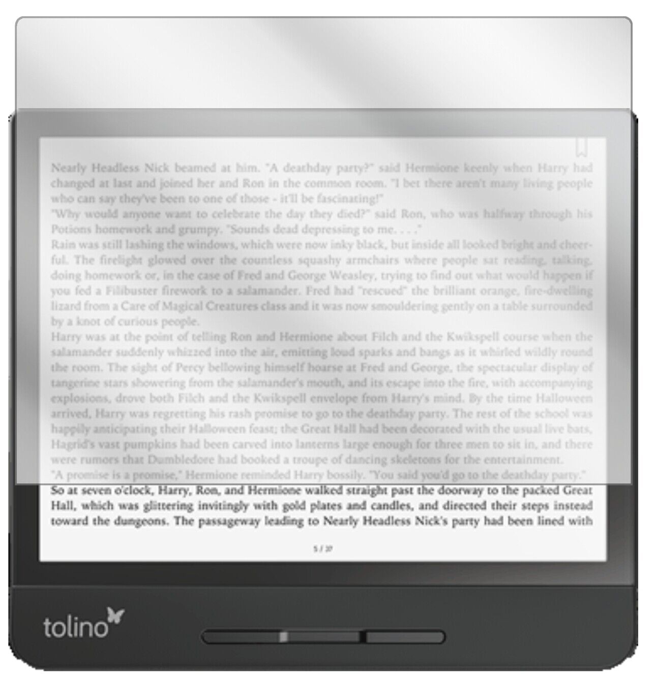 Screen Protector for Tolino Vision 5 Protection Crystal Clear dipos
