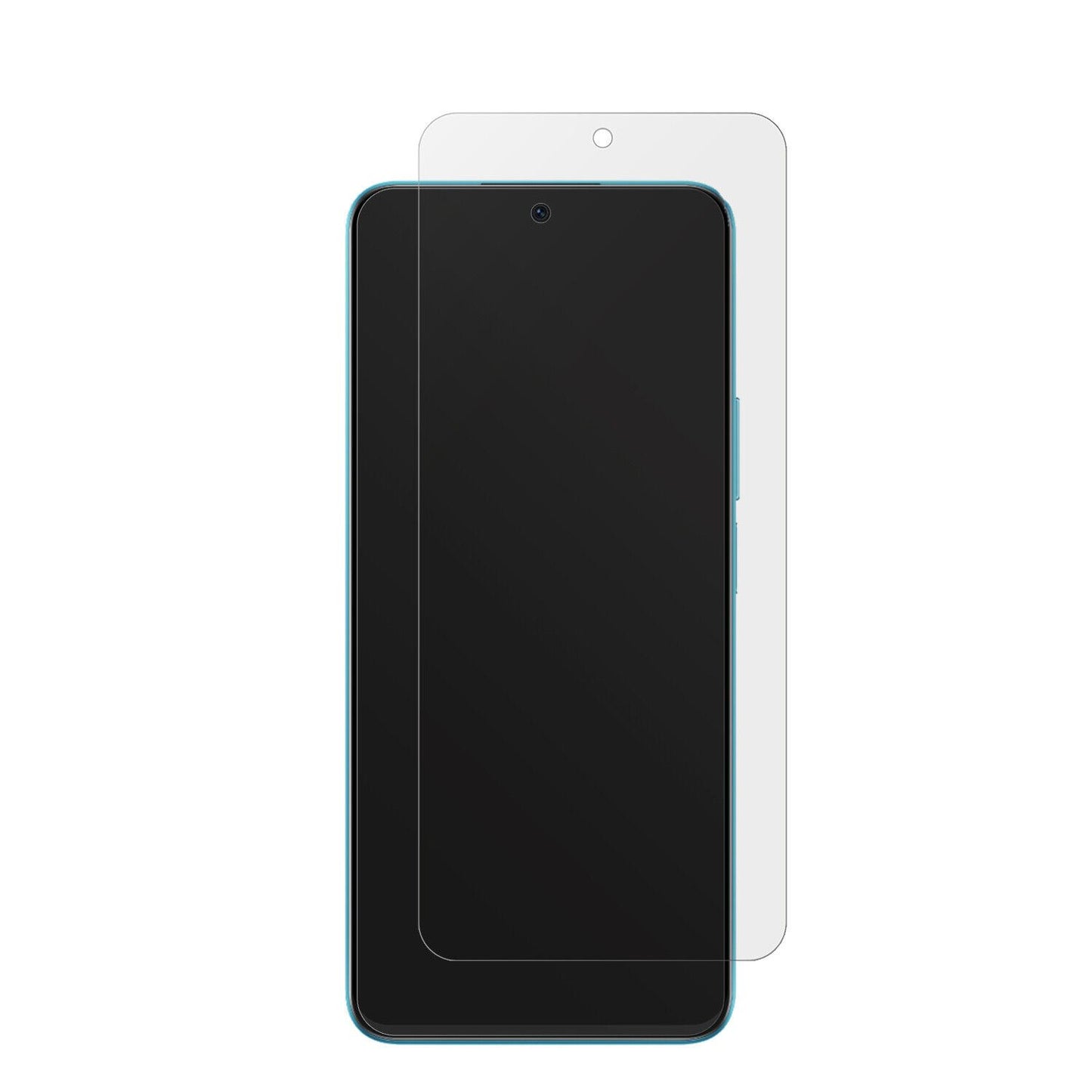 HONORX8a mit aufgebrachter dipos Displayschutzfolie, die lästige Fingerabdrücke minimiert