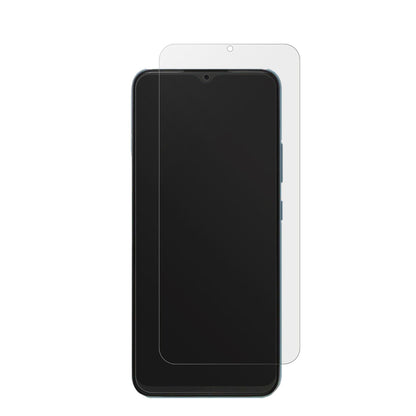 RealmeC21Y mit aufgebrachter dipos Displayschutzfolie, die lästige Fingerabdrücke minimiert