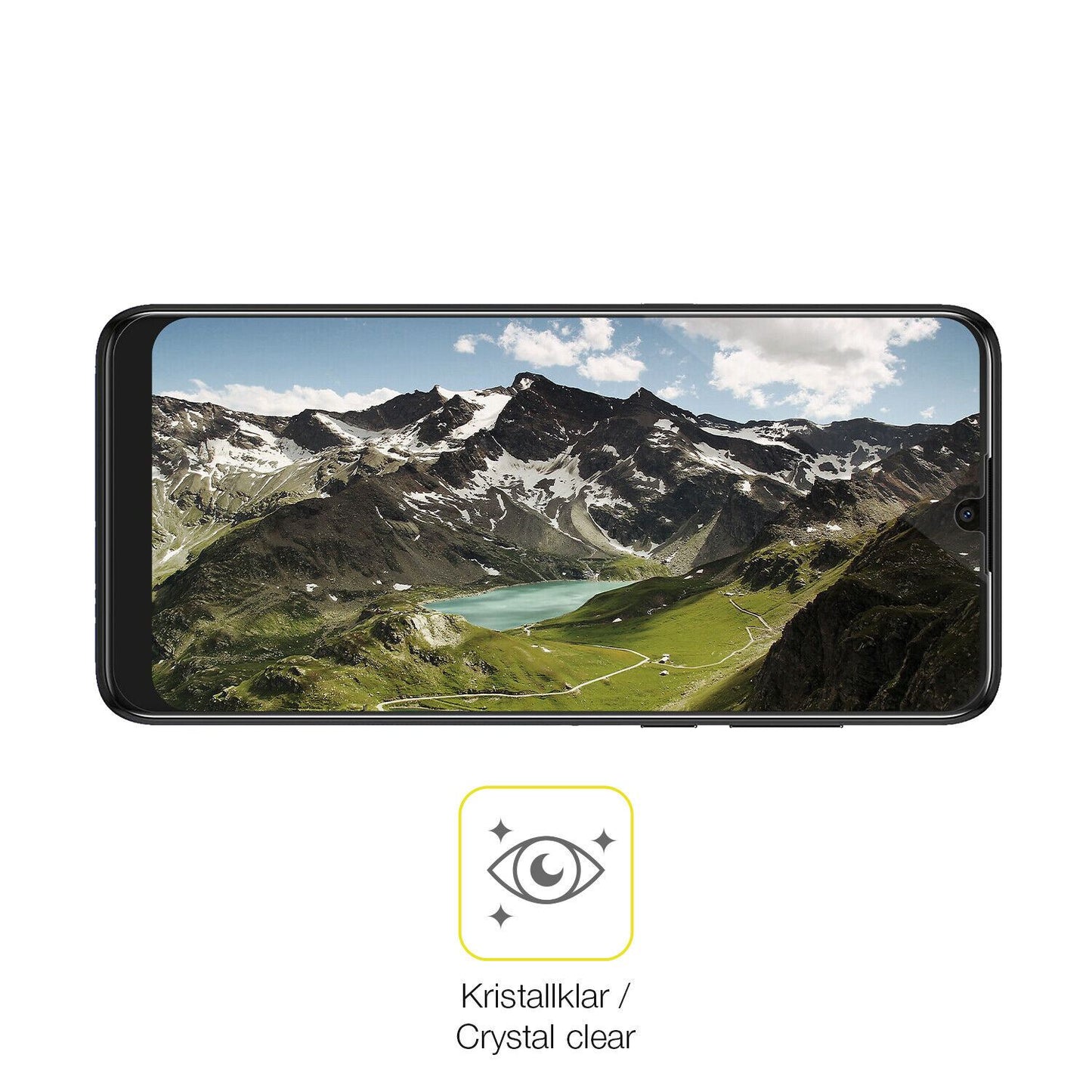 2x Screen Protector for alcatel 3L 2020 Protective Film covers 100% dipos Flex