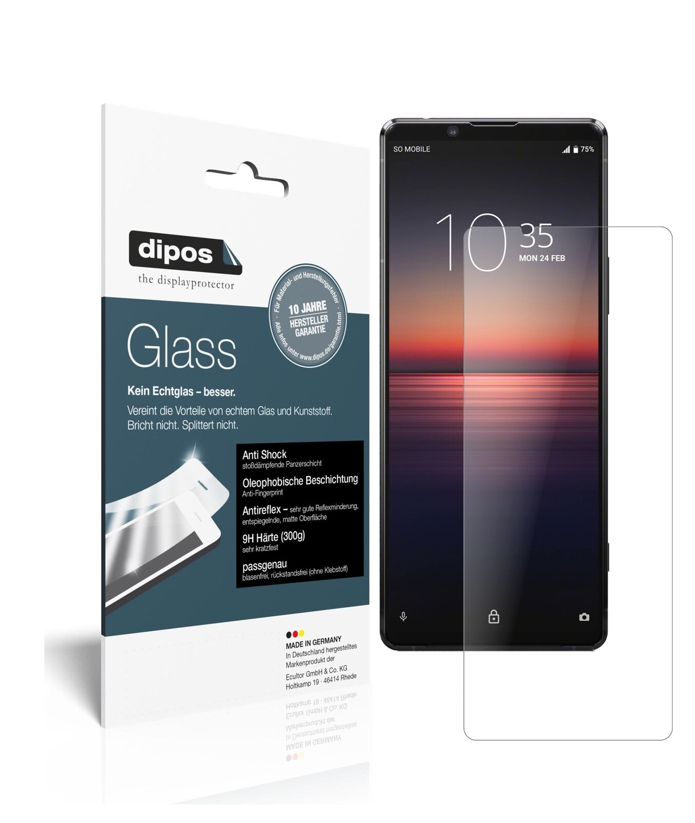 Screen Protector for Sony Xperia 1 II matte Flexible Glass 9H dipos