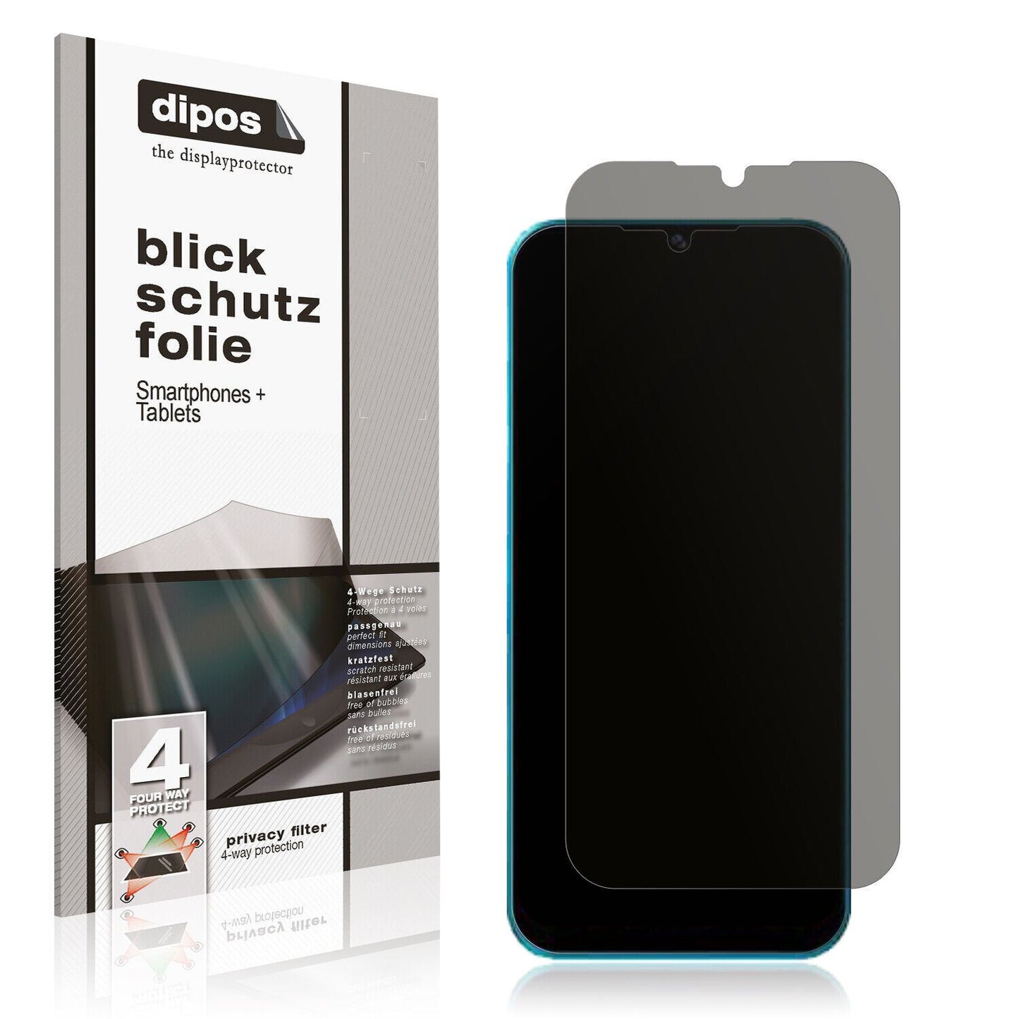 Screen Protector for Benco V80 Privacy Filter 4-Way Protection dipos