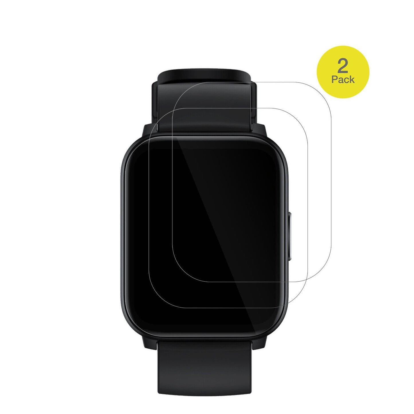 2x Screen Protector for Realme Watch S100 Protective Film covers 100% dipos Flex