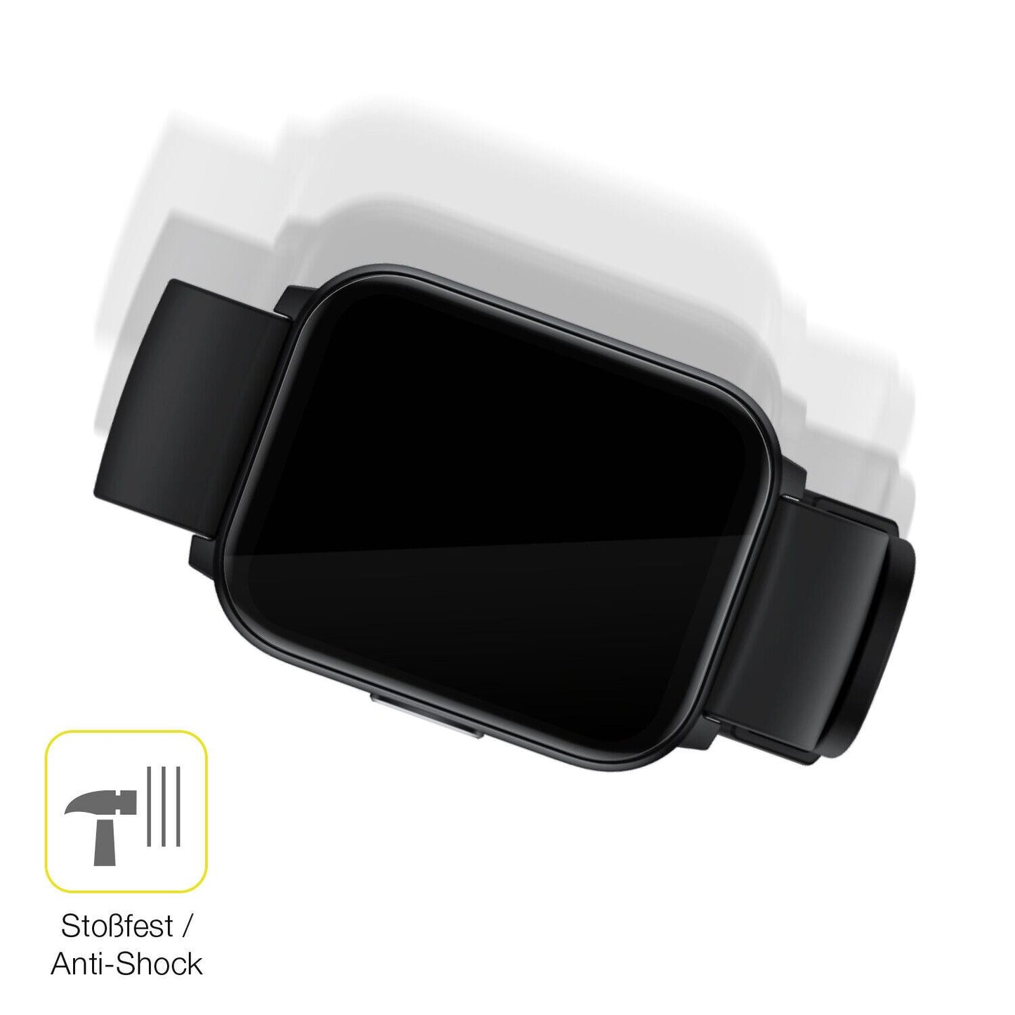 2x Screen Protector for Realme Watch S100 Protective Film covers 100% dipos Flex