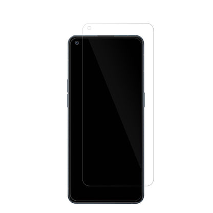 OPPOReno6 4G mit aufgebrachter dipos Displayschutzfolie, glasklare Darstellung ohne Einschränkungen