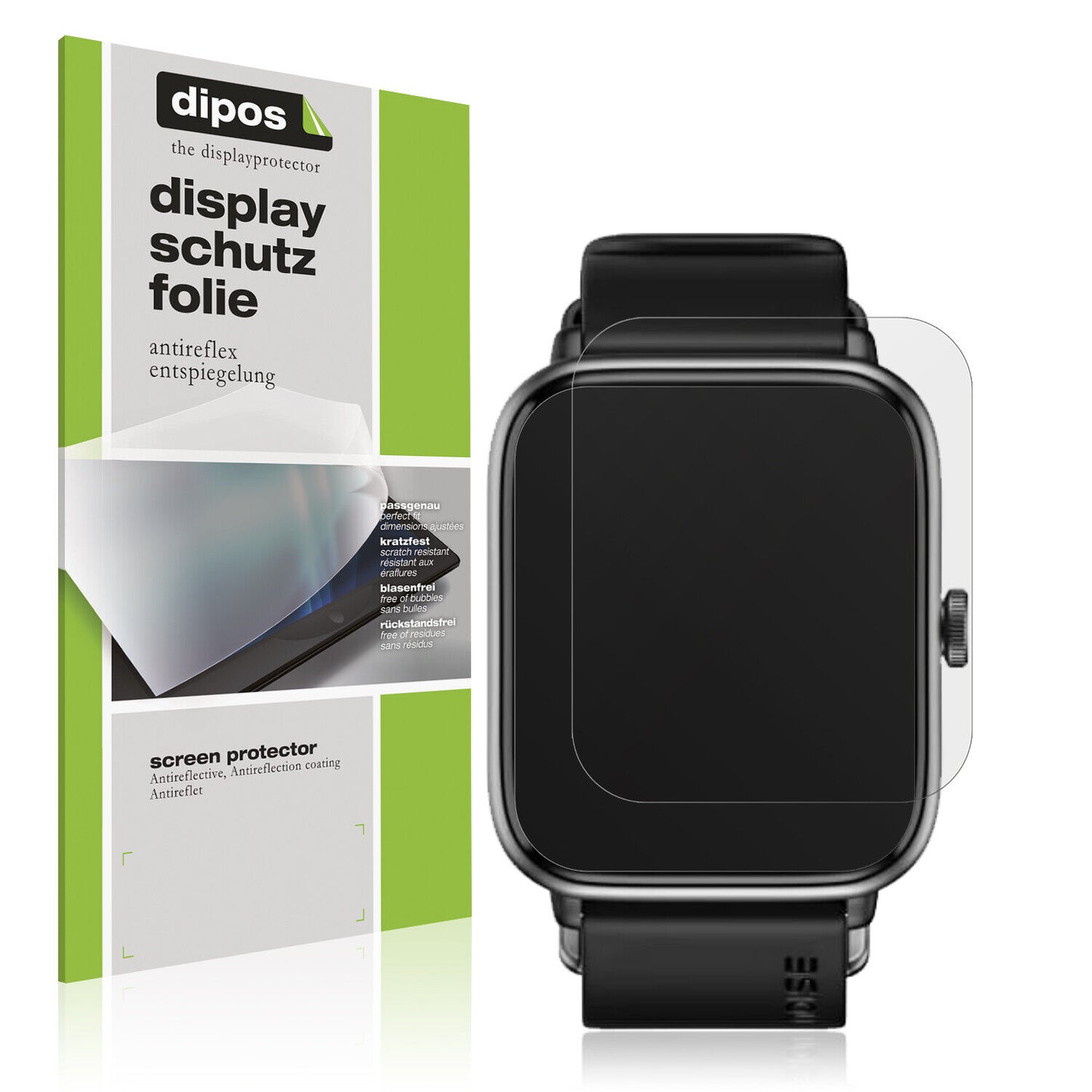 5x Schutzfolie matt für Noise ColorFit Pro 4 Display-Schutzfolie