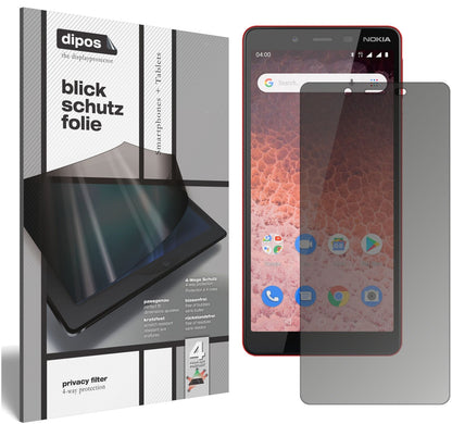 Blickschutzfolie für Nokia 1 Plus matt Schutzfolie Privacy