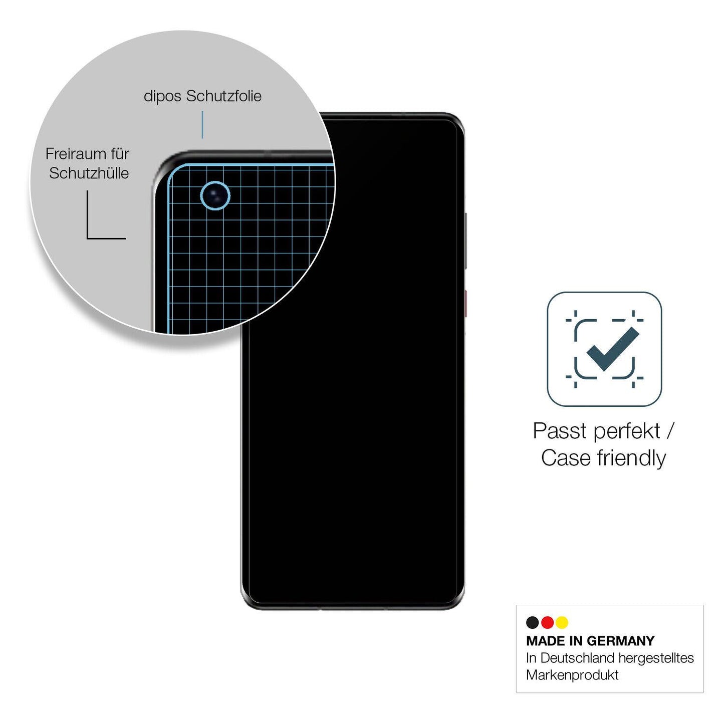 Screen Protector for TD Tech M40 matte Flexible Glass 9H dipos