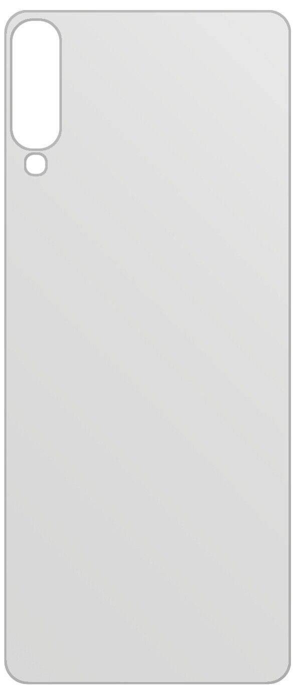 dipos Displayschutz für Samsung Galaxy A70 Rückseite, mattierte Oberfläche, geringe Dicke und perfekte Passform