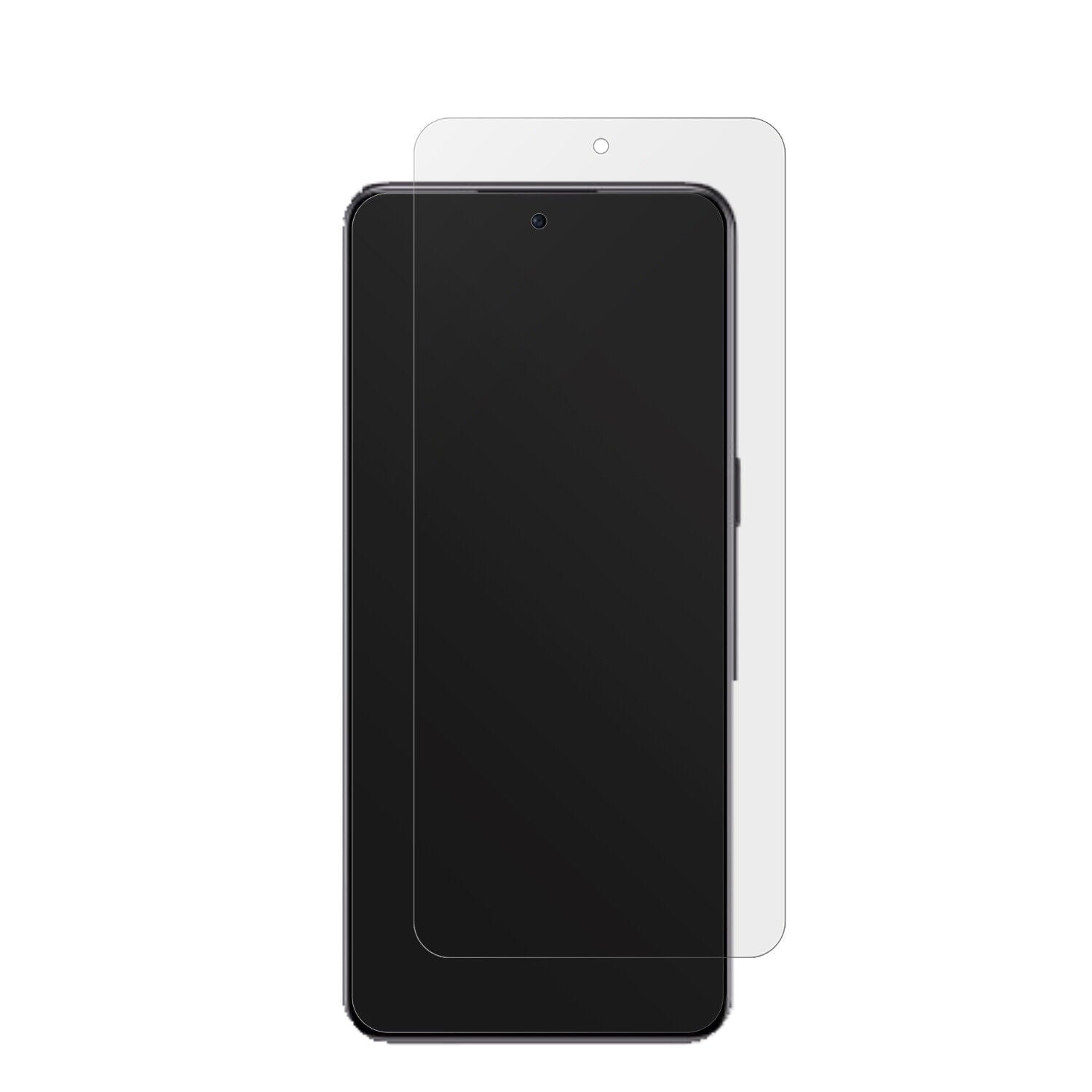 OnePlusAce Pro 5G mit aufgebrachter dipos Displayschutzfolie, die lästige Fingerabdrücke minimiert