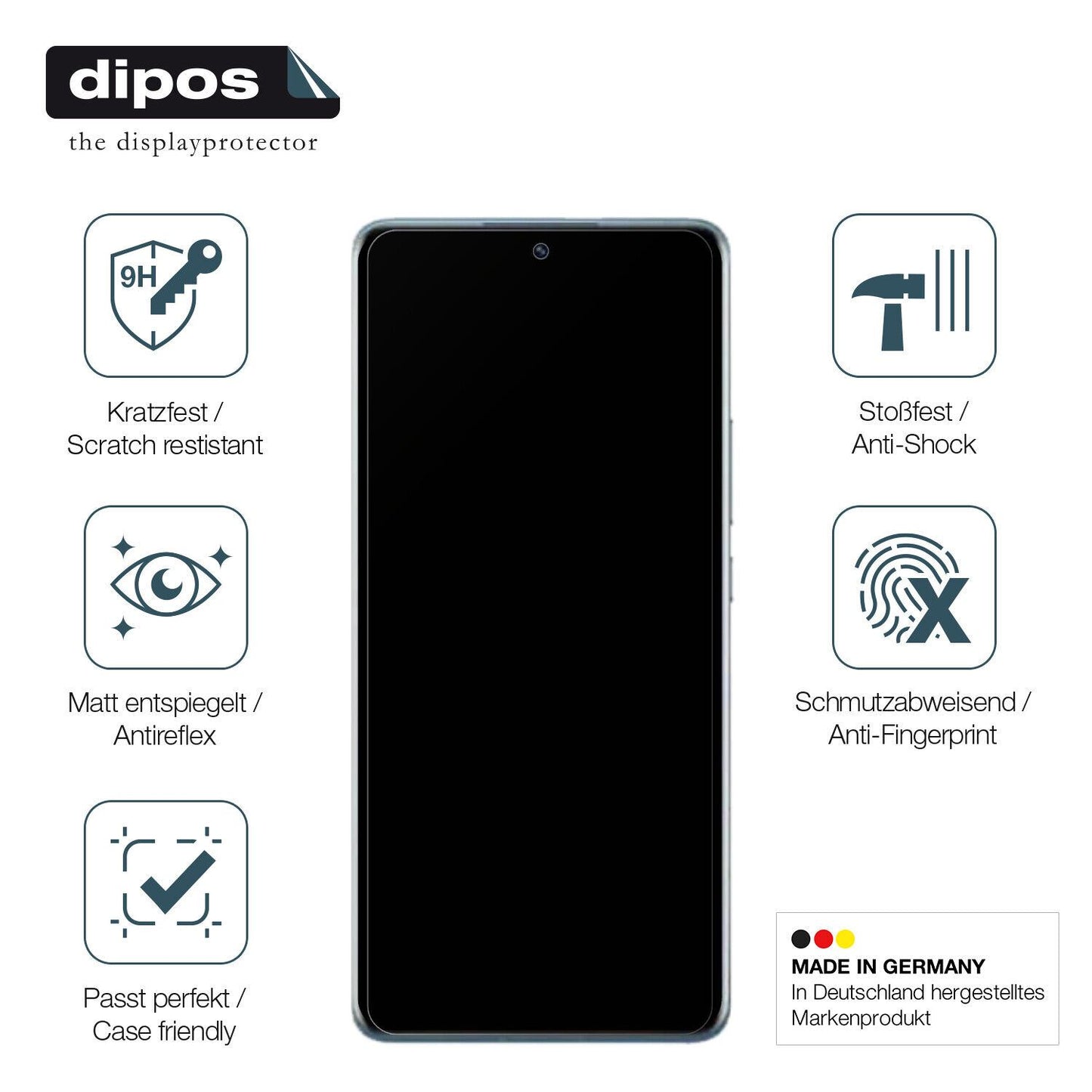 Screen Protector for Xiaomi Redmi K60 matte Flexible Glass 9H dipos