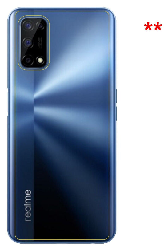 dipos Displayschutz für Oppo Realme V5 5G Rückseite, mattierte Oberfläche, robuste Festigkeit und perfekte Passform