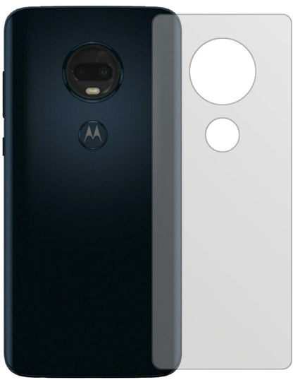 Matte Displayschutzfolie von dipos passend für Motorola Moto G7 Rückseite, präziser Zuschnitt und blasenfrei montiert