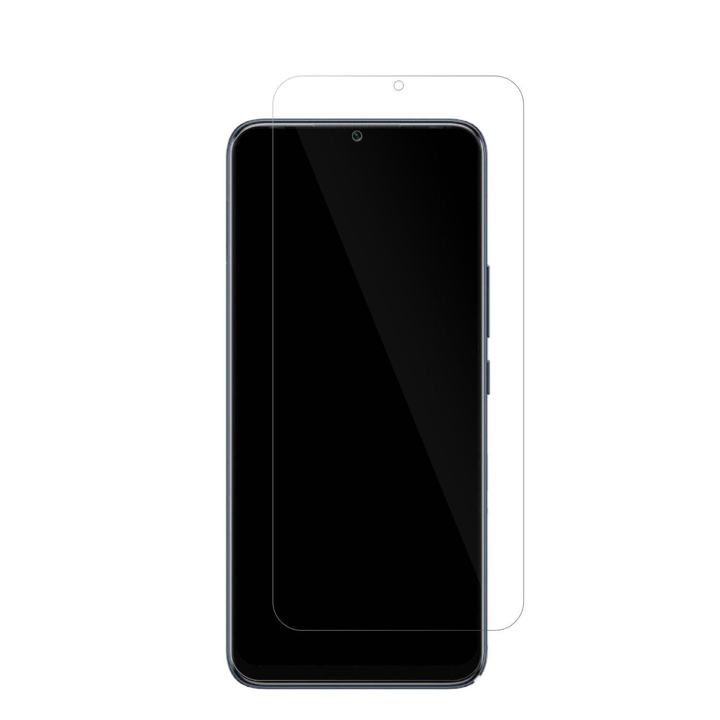 InfinixHot 20i mit aufgebrachter dipos Displayschutzfolie, glasklare Darstellung ohne Einschränkungen