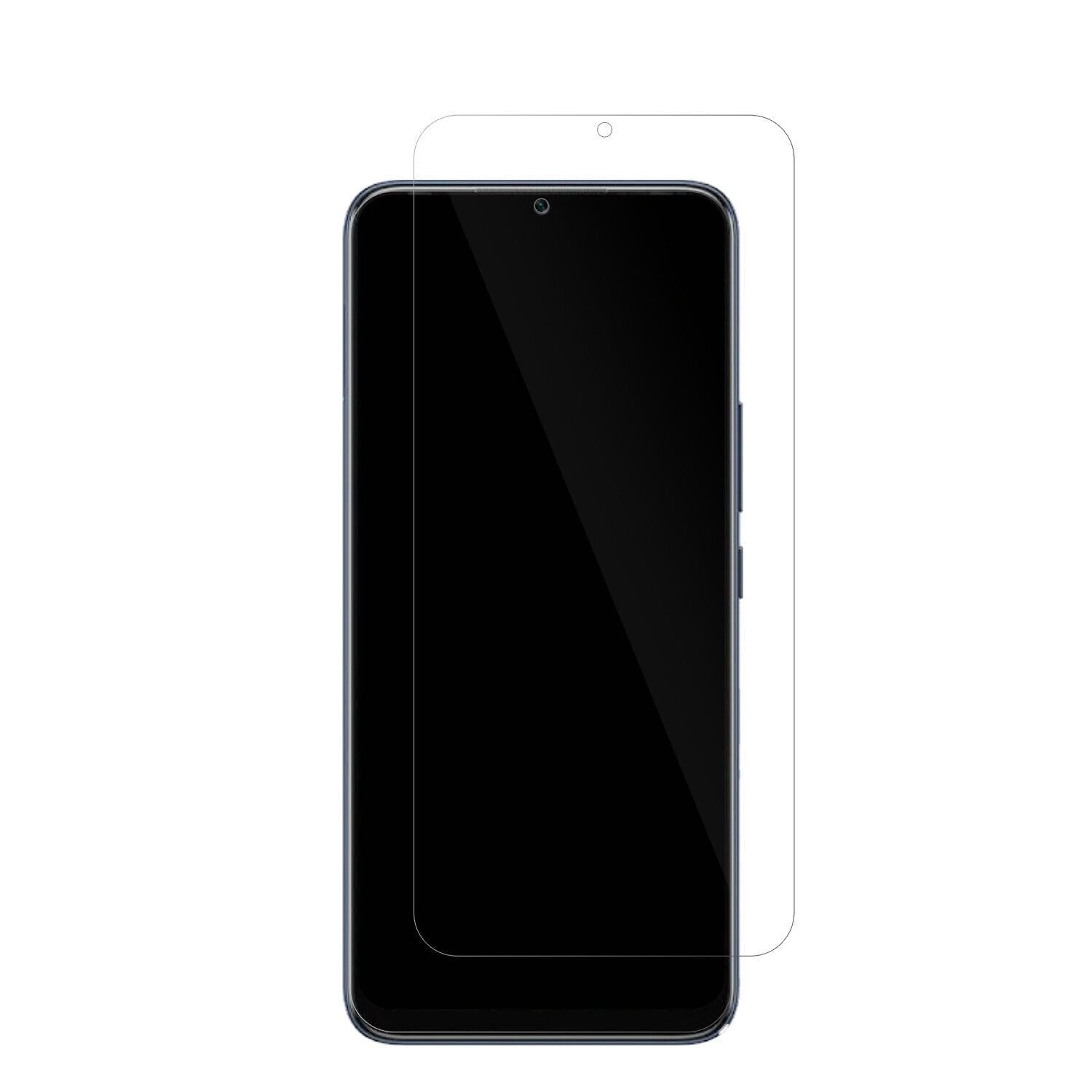 InfinixHot 20i mit aufgebrachter dipos Displayschutzfolie, glasklare Darstellung ohne Einschränkungen